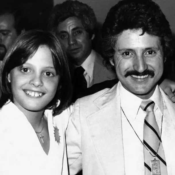 Luis Miguel y su padre, Luisito Rey. Fuente: Archvio
