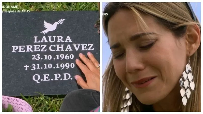 Macarena encontró la tumba de su madre y lloró al hablarle por primera vez