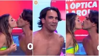 Macarena le robó varios besos a Israel Dreyfus durante juego y así reaccionó el guerrero