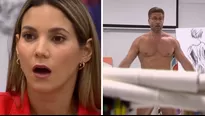 Macarena quedó en shock al ver a Xavi desnudo/Foto: América TV