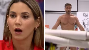 Macarena quedó en shock al ver a Xavi desnudo/Foto: América TV