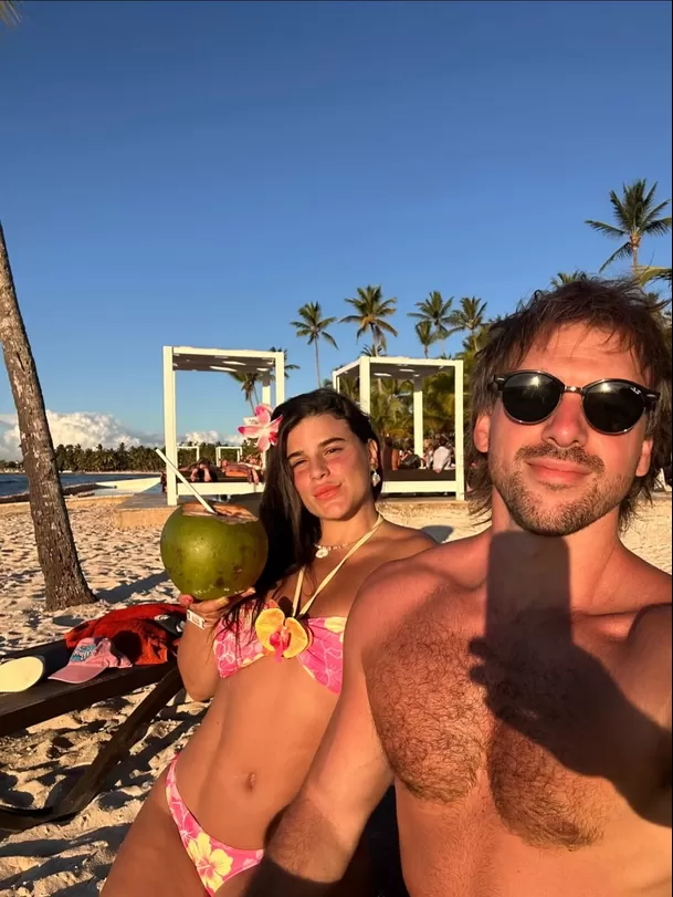 Juan Ichazo y Macarena Vélez en Punta Cana por su primer aniversario / Instagram