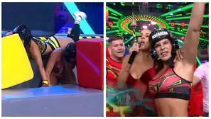 Macarena Vélez y su gran celebración al vencer a Onelia Molina. Fuente: AméricaTV