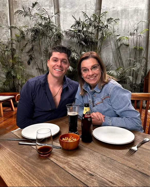 Ignacio Baladán y su madre María Teresa Fulgueral/Foto: Instagram