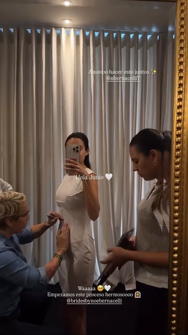 Mafer Neyra lucirá un vestido del diseñador Noe Bernacelli /IG: @maferneyra