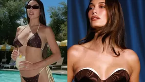 La influencer peruana reveló el instante en que Hailey Bieber respondió a su saludo en un exclusivo evento de Rhode.Video: Instagram