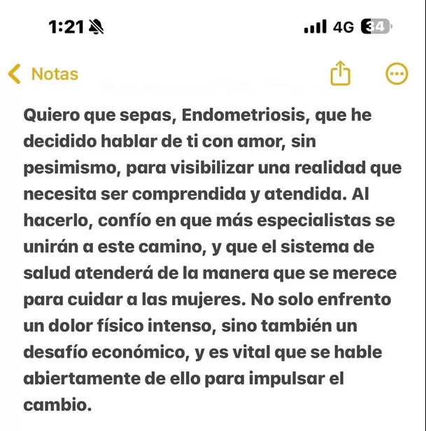 Magdyel Ugaz relató su lucha con la endometriosis. Foto: Instagram/@magdyelugaz