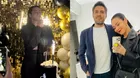 Magdyel Ugaz se lució muy enamorada durante su fiesta de cumpleaños