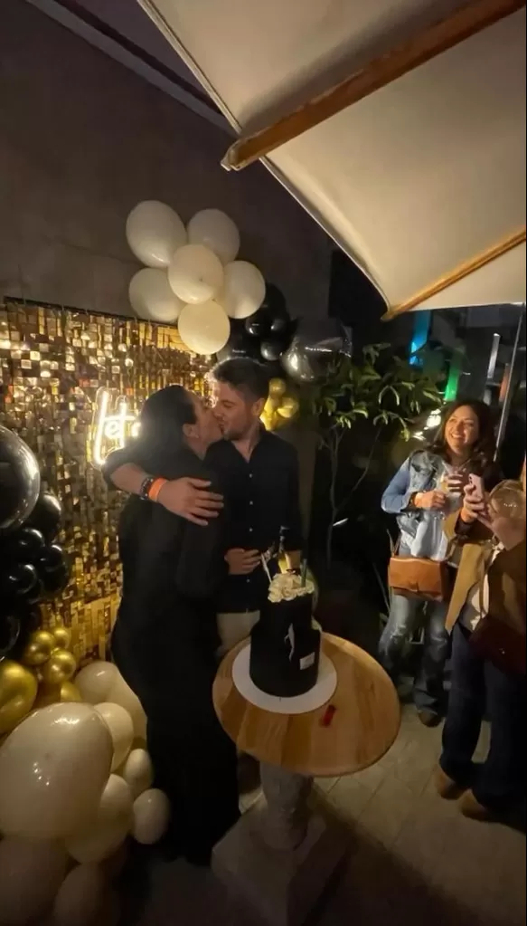 Magdyel Ugaz  y su pareja en el día de su cumpleaños/Foto: Instagram