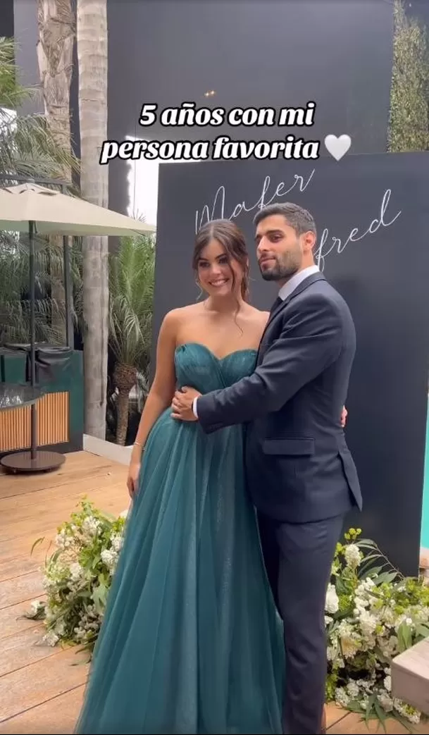 Majo Parodi dedicó romántico video a su novio por su quinto aniversario. Fuente: Instagram