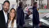 Ben Affleck tira la puerta del auto de Jennifer Lopez /  @KleiverArcaya