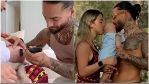 Maluma compartió imágenes inéditas de su hija Paris. Fuente: Instagram/AméricaTV