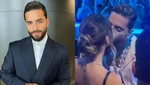 Maluma causó revuelo por apasionado beso a su novia en los Billboard Latin  Music Awards 2022