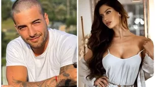 El cantante colombiano Maluma aparece en su piscina