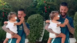 Maluma emocionó al mostrar el rostro de su hija París por primera vez. Fuente: Instagram
