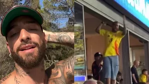 Maluma desmintió pelea con hinchas argentinos en la final de la Copa América 2024 / Instagram