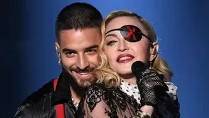 Maluma confesó que Madonna se quedó en su casa. Fuente: AFP