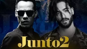 Maluma y Marc Anthony en Lima