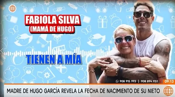   Mamá de Hugo García tuvo tierno gesto con hija de Isabella Ladera / Captura