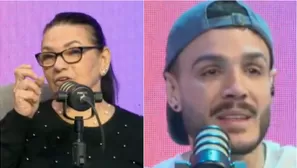 Mario Irivarren estuvo acompañado en su podcast con Doña Marcela, su mamá. Foto: Satélite +