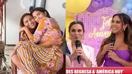 Mamá de Melissa Paredes se pronuncia tras regreso a ‘América Hoy’