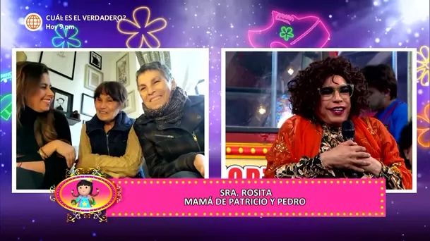 Rosa Alva, madre de Pedro Suárez Vértiz, en entrevista con la Chola Chabuca. Fuente: AméricaTV