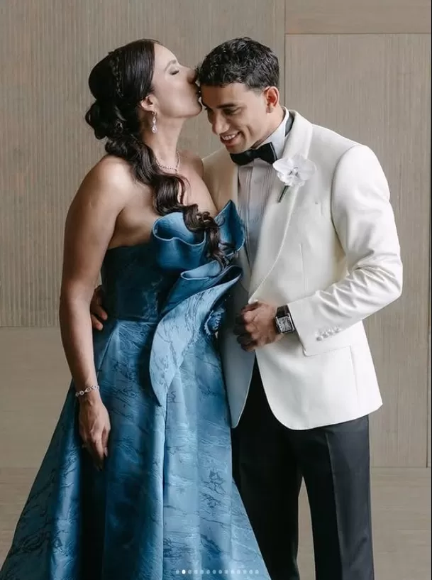 María Rosa Castro es la mamá de Said Palao. Ella reside en Estados Unidos y arribó días antes al país para ser parte de la boda de Alejandra Baigorria y Said Palao. Foto: Instagram