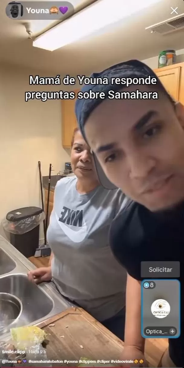 Youna aclaró que su mamá apoyaría una posible reconciliación con Samahara  Lobatón / TikTok