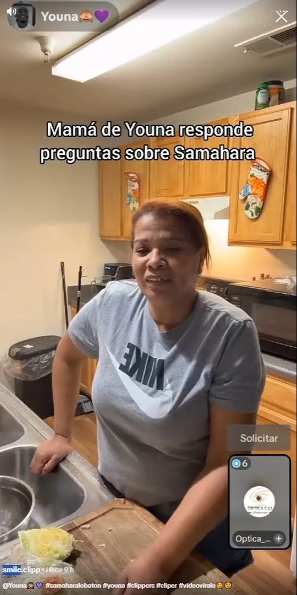 Madre de Youna respondió preguntas sobre Samahara Lobatón / TikTok