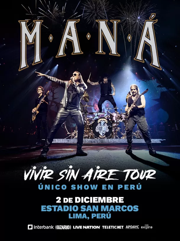 La banda mexicana ofrecerá un concierto en nuestro país en diciembre / IG: @manaoficial La banda mexicana ofrecerá un concierto en nuestro país en diciembre / IG: @manaoficial