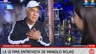 Manolo Rojas: Así fue la última entrevista al actor cómico