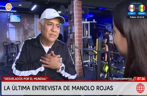 Manolo Rojas conversó con el programa 'Desvelados por el Mundial' y habló de su cambio / Captura