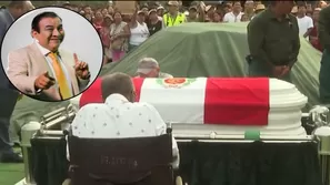 Manolo Rojas recibe cristiana sepultura en Huachipa  / América Espectáculos