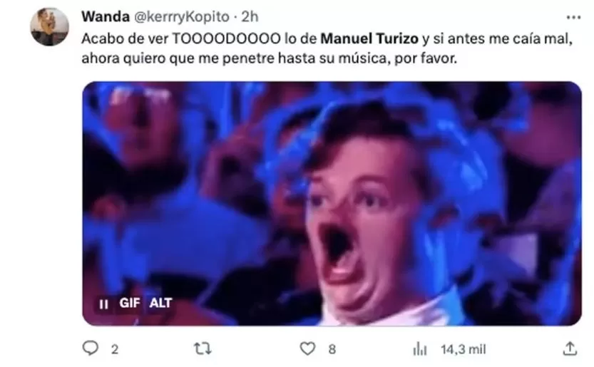 Memes por el desnudo de Manuel Turizo 