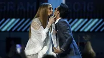 Marc Anthony y Jennifer López. Foto: EFE