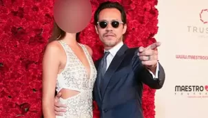 Marc Anthony y su nueva pareja. Foto: Getty Images