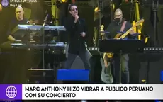 Marc Anthony hizo vibrar al público peruano en el estadio San Marcos - Noticias de estafaban