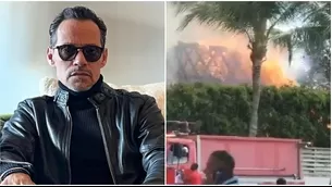 Mansión de Marc Anthony en República Dominicana ardió en llamas. Fuente: Instagram/ElGordoyLaFlaca.