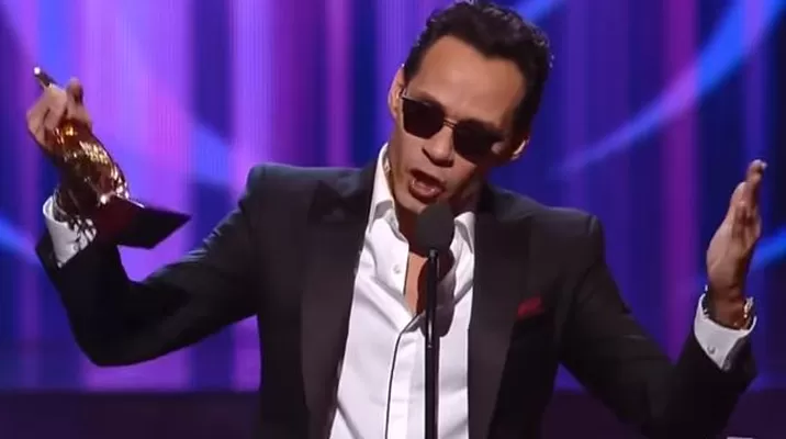Marc Anthony en los Premios Lo Nuestro. Captura: Youtube Marc Anthony en los Premios Lo Nuestro. Captura: Youtube