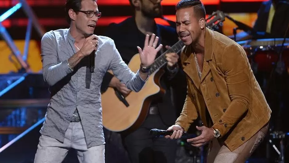 Marc Anthony y Romeo Santos 