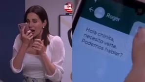 Marcela quedó impactada tras recibir misterioso mensaje/ América Televisión 