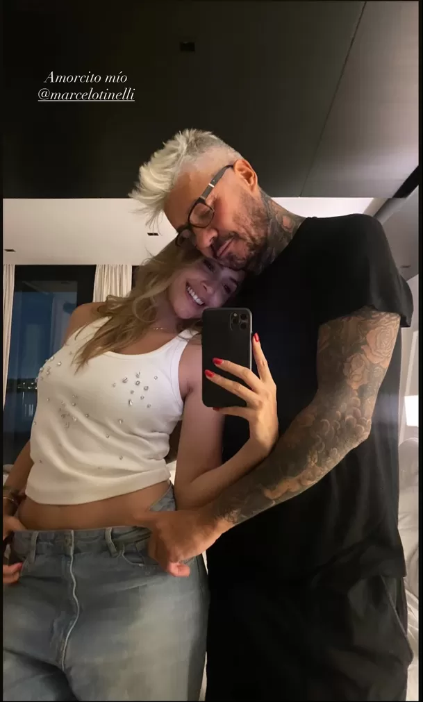 Marcelo Tinelli comete tremendo descuido y delata romántico mensaje de Milett Figueroa / IG: milett