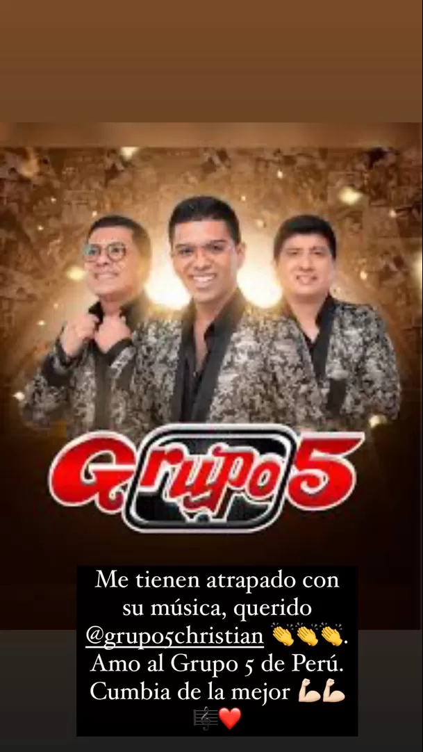 Marcelo Tinelli se declaró fanático del Grupo 5 / Instagram Marcelo Tinelli se declaró fanático del Grupo 5 / Instagram