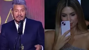 Milett Figueroa y Marcelo Tinelli volvieron a derrochar amor en premiación de los Martín Fierro / Captura 