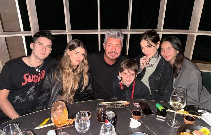 Tinelli con sus hijos | Imagen: Instagram