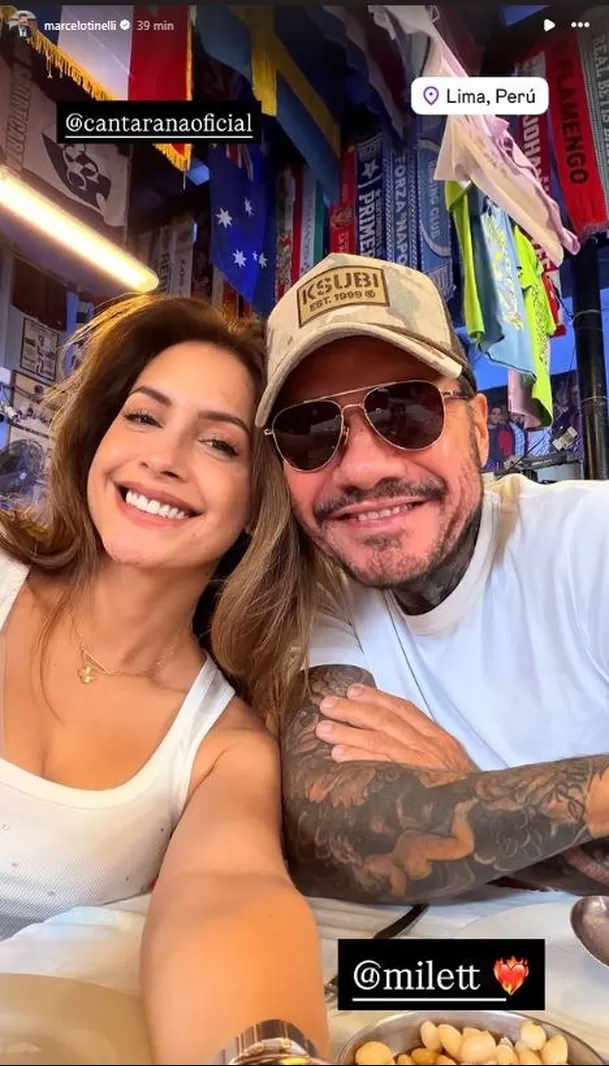 Marcelo Tinelli y Milett Figueroa confirmarían reconciliación con fotografía juntos / IG: marcelotinelli Marcelo Tinelli y Milett Figueroa confirmarían reconciliación con fotografía juntos / IG: marcelotinelli