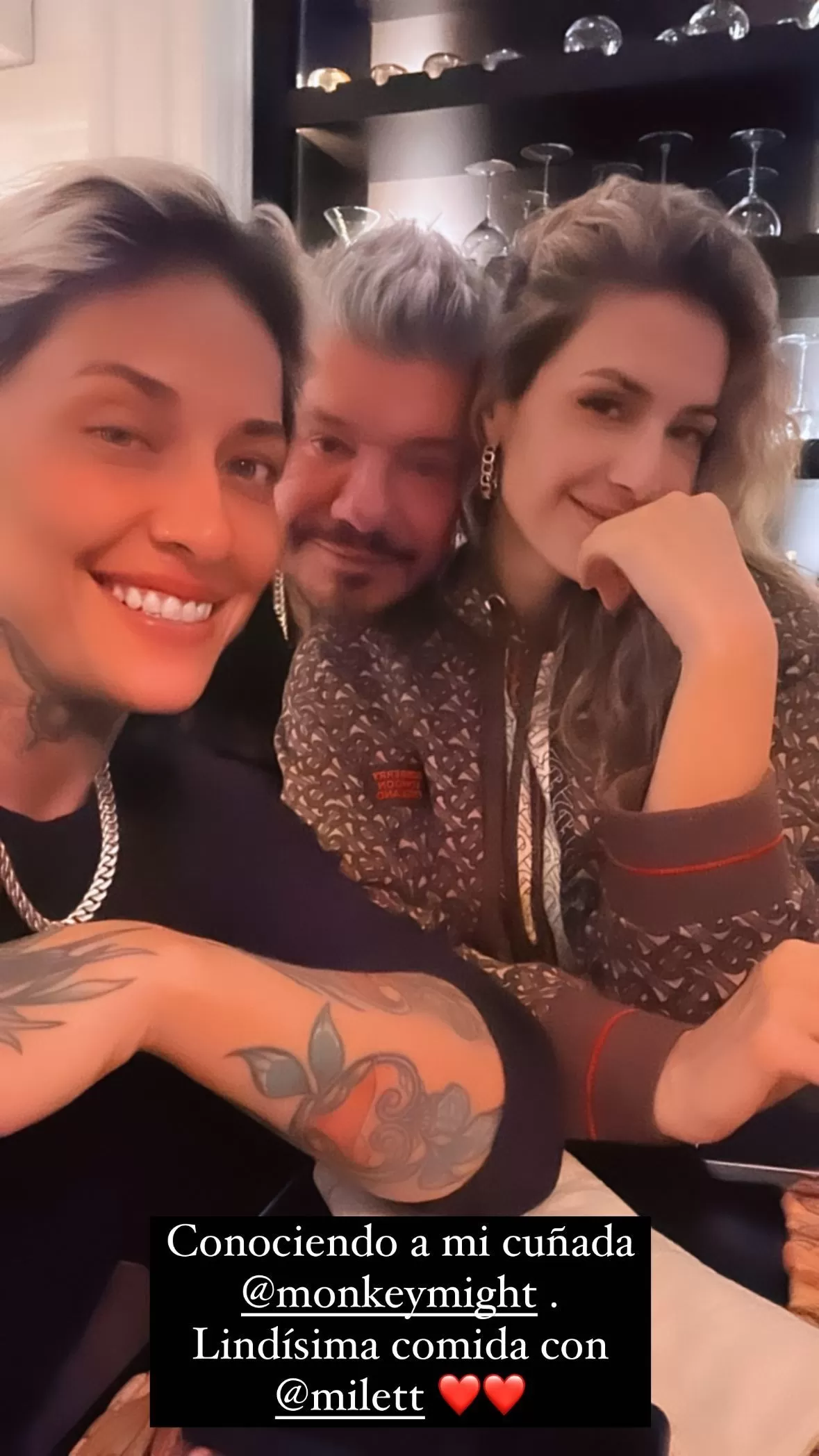 Marcelo Tinelli quedó encantado al conocer a su cuñada Maia Figueroa/Foto: Instagram