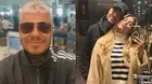 Marcelo Tinelli regresó a Buenos Aires y se lució muy enamorado de Milett Figueroa