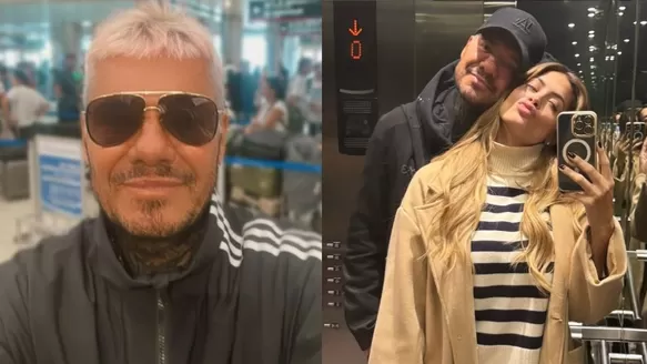 Marcelo Tinelli ya está junto a Milett Figueroa en Buenos Aires/Fotos: Instagram