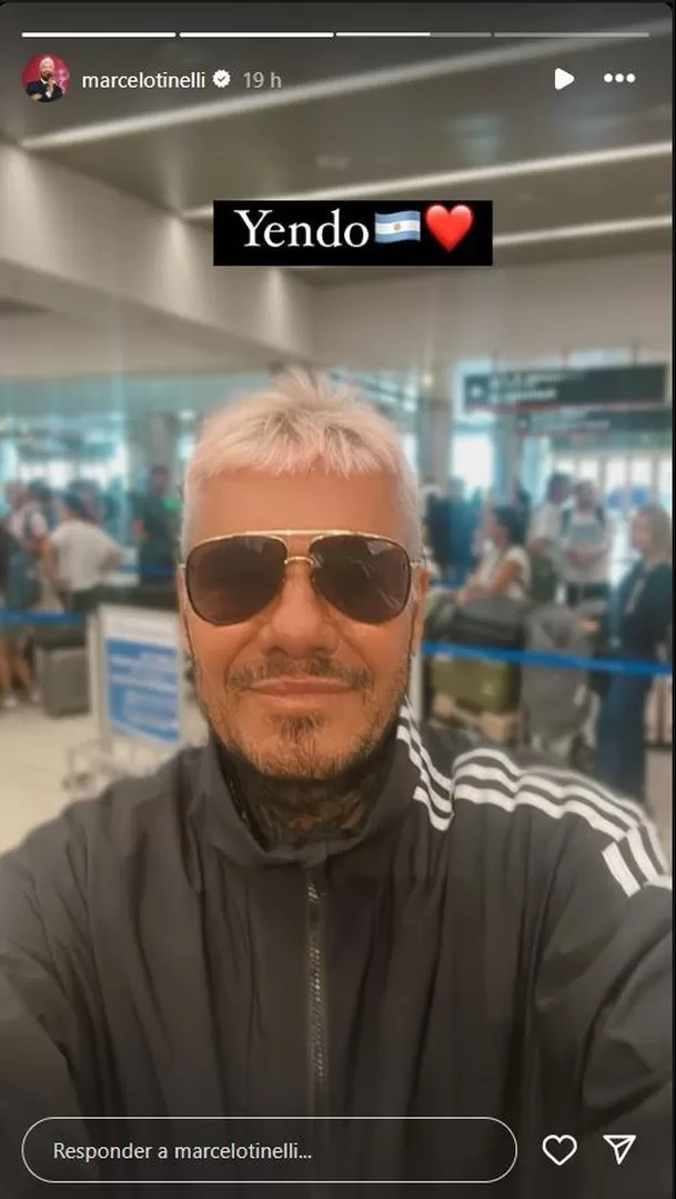 Marcelo Tinelli ya se encuentra en Argentina tras una larga ausencia por la Copa América 2024/Foto: Instagram